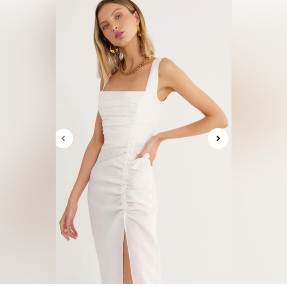 NWT Revolve Rumer Estelle Dress in White - Picture 5 of 7